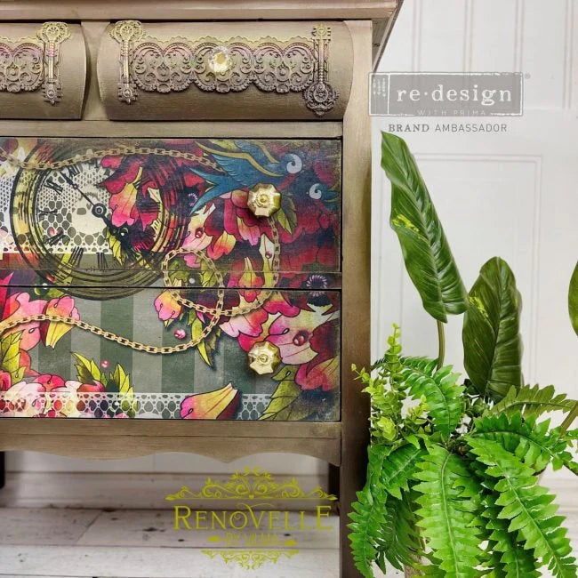 Redesign with Prima: Decoupage Paper and Rice Paper