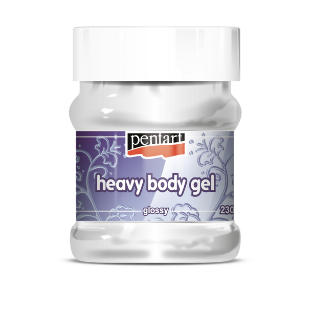 Heavy body gel glossy -transparent- 230 ml Pentart