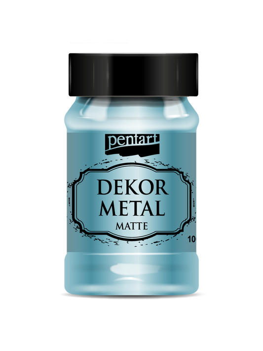 Dekor Metal matte 100 ml turquoise