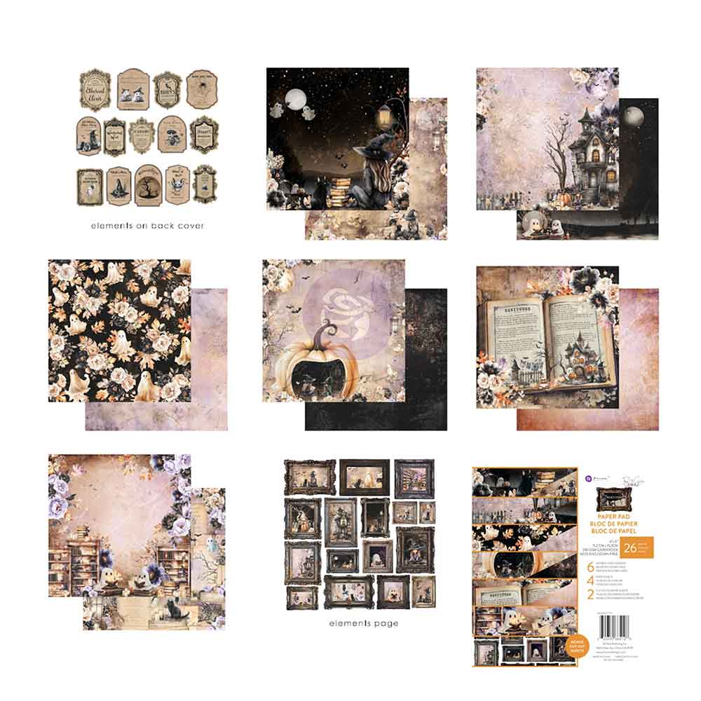 Bewitched Collection 6×6 Paper Pad – 26 sheets