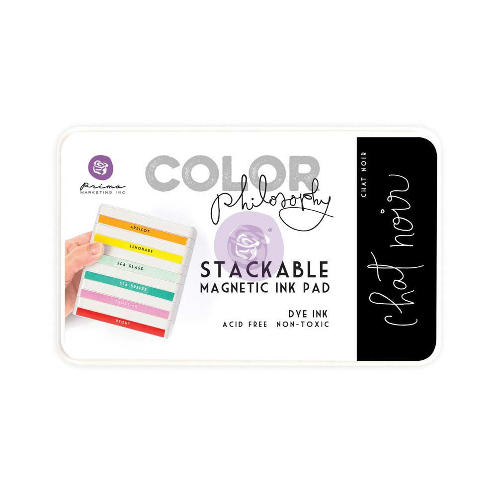 Chat Noir Ink Pad - Decor Magnetic Ink Pad by ReDesign with Prima