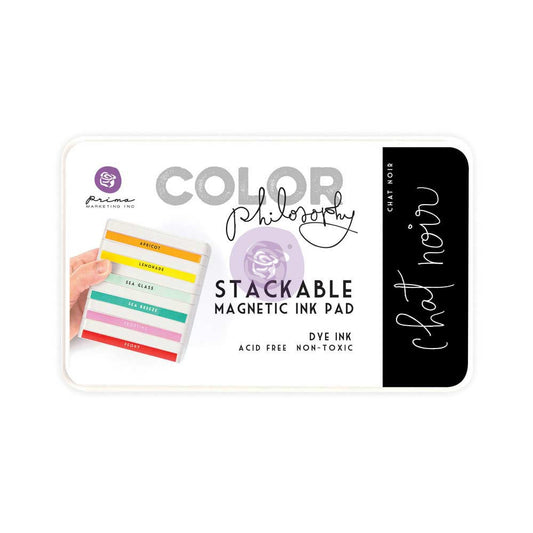 Chat Noir Ink Pad - Decor Magnetic Ink Pad by ReDesign with Prima