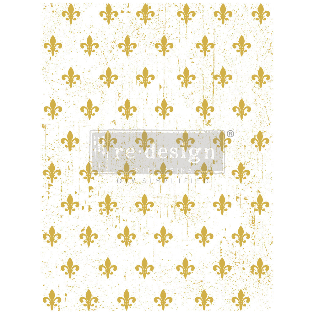 FLEUR DE LIS-GOLD TRANSFER