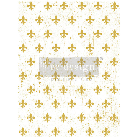 FLEUR DE LIS-GOLD TRANSFER