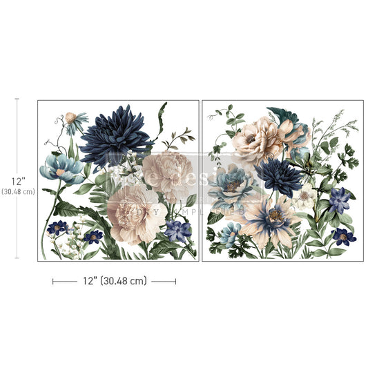 CERULEAN BLOOMS – MAXI TRANSFERS™