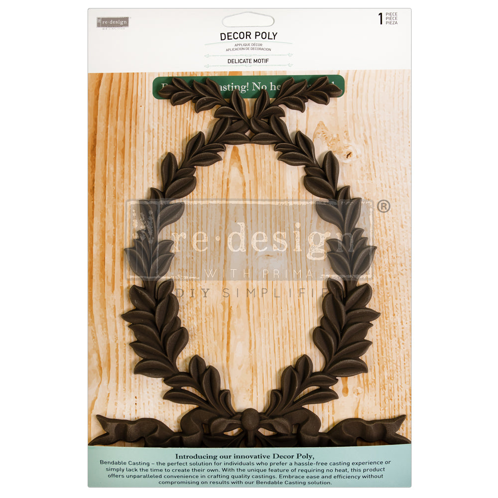 DELICATE MOTIF – 10″X7.9″X0.26″ - POLY DECOR