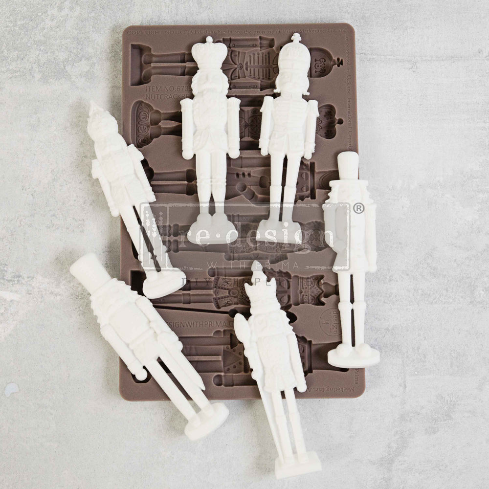 DECOR MOULDS® – NUTCRACKER MAGIC – 1 PC, 5″X8″X8MM