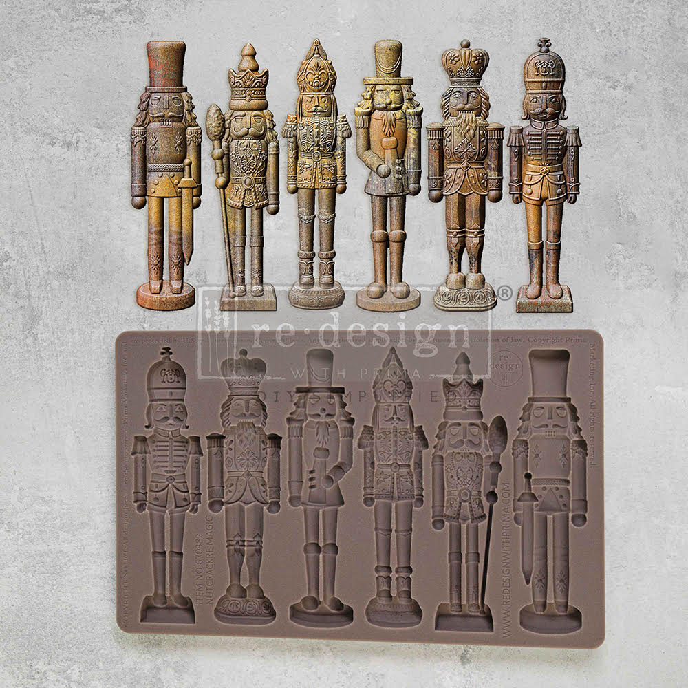 DECOR MOULDS® – NUTCRACKER MAGIC – 1 PC, 5″X8″X8MM