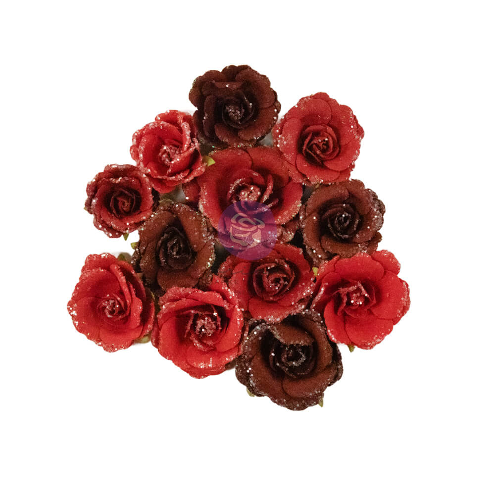 FROM THE NORTH POLE COLLECTION FLOWERS – DECK THE HALLS – 12 PCS