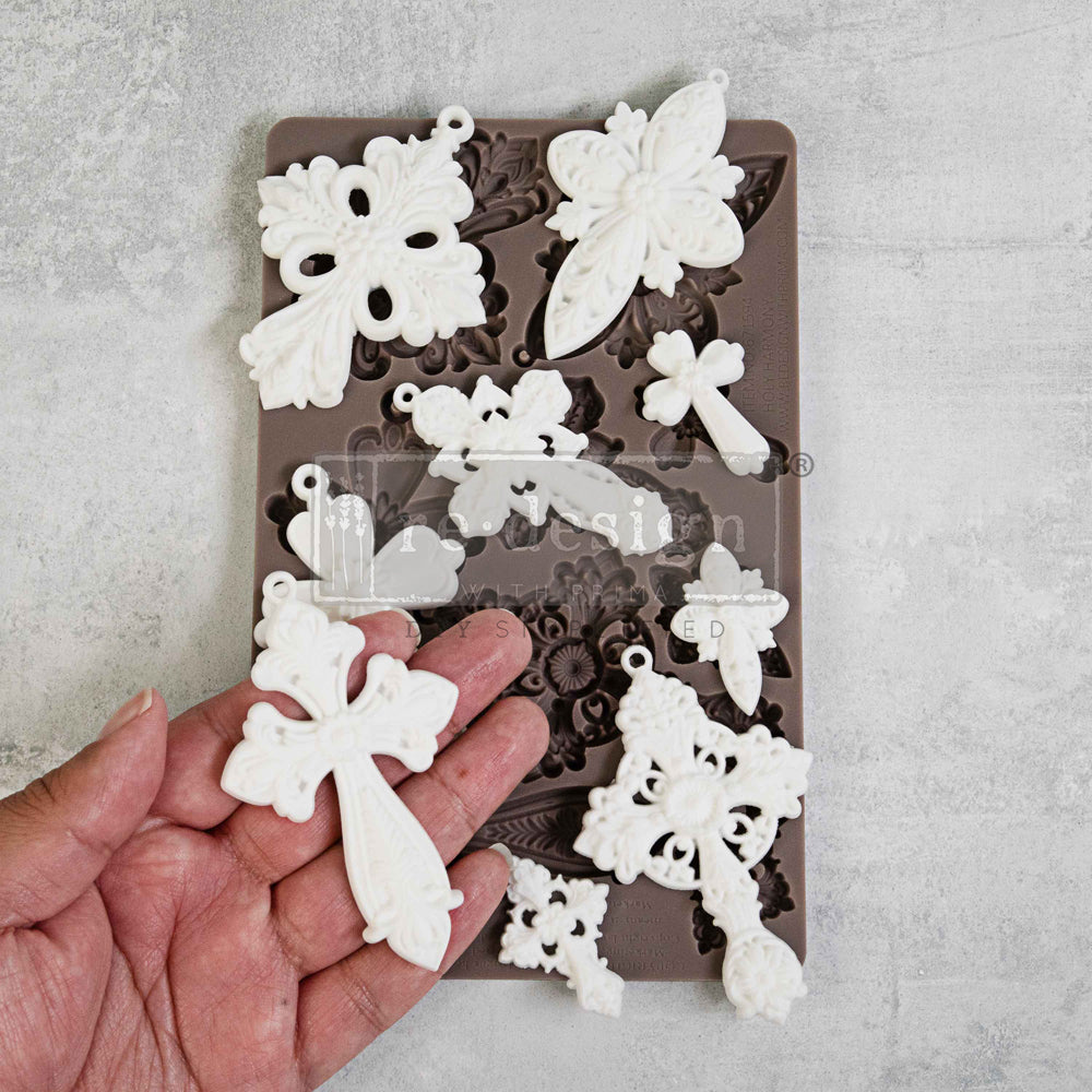 DECOR MOULDS® – HOLY HARMONY – 1 PC, 5″X8″X8MM