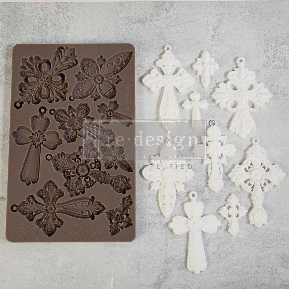 DECOR MOULDS® – HOLY HARMONY – 1 PC, 5″X8″X8MM