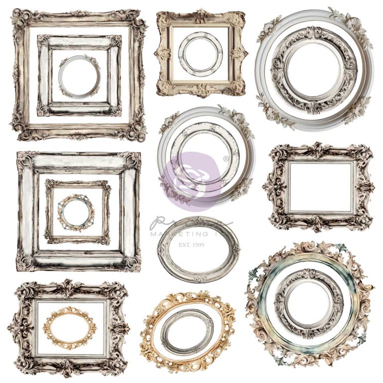 Return To Wonderland Collection Ephemera – Vintage Wonderland Frames – 40 pcs