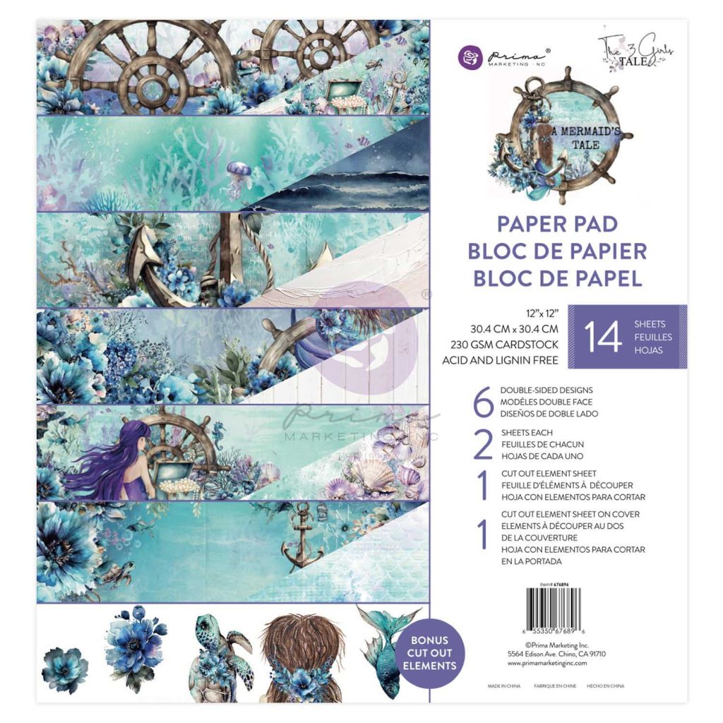 A Mermaid's Tale Collection 12x12 Paper Pad