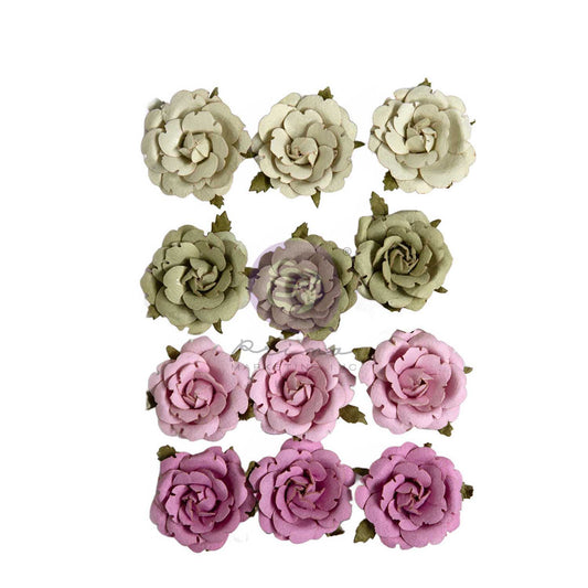 Serene Petals Collection Flowers – Budding Serenity – 12 pcs