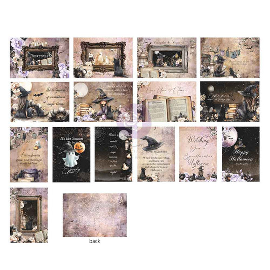 Bewitched Collection 4×6 Journaling Cards – 45 sheets