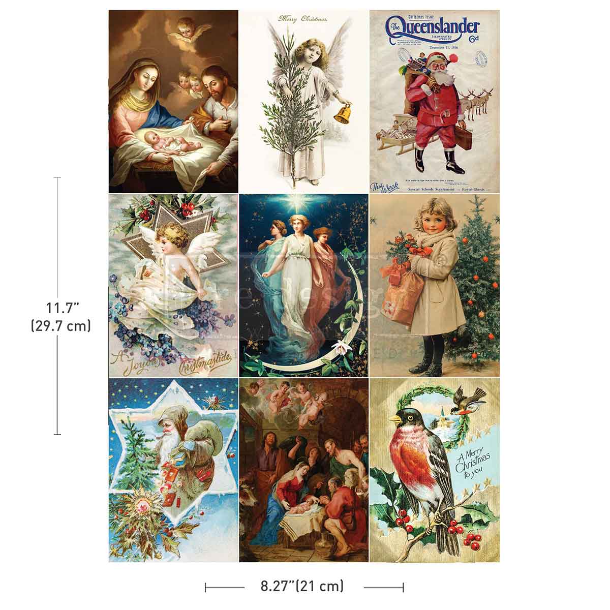 A4 Transfer –Holy Night – 1 sheet, 8.27″x11.69″
