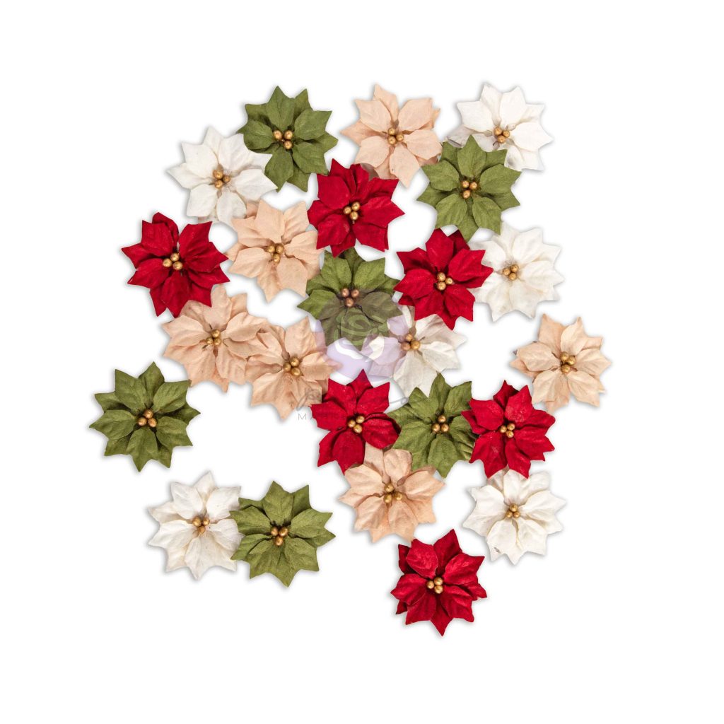 Twinkle & Treats Collection Flowers – Holiday Blooms – 24 pcs