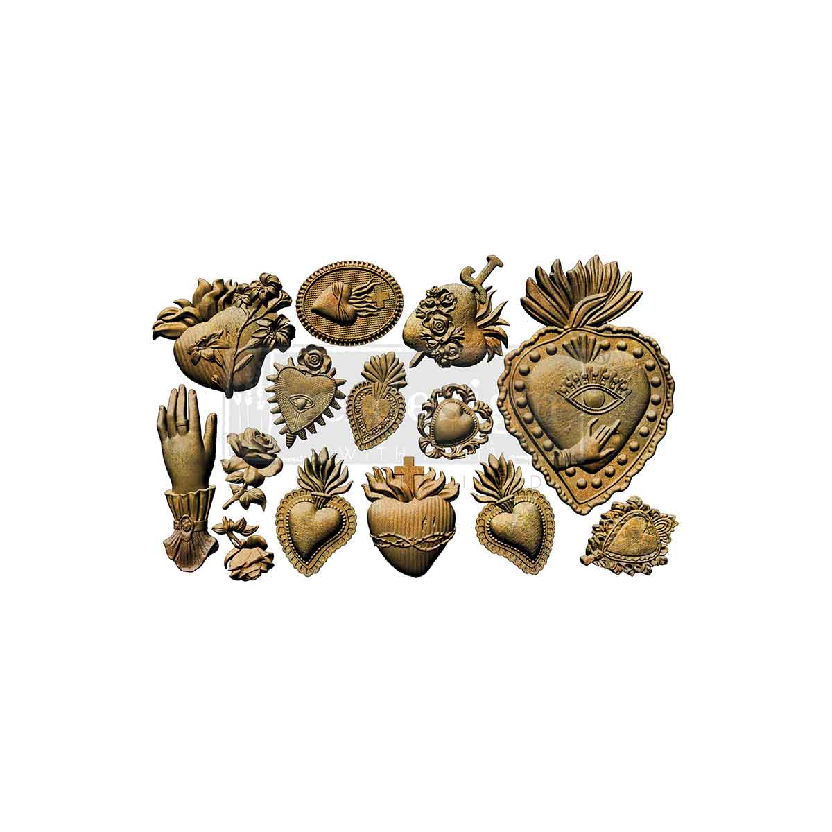 Decor Moulds® – The Love Edit – 1 pc, 5″x8″x8mm