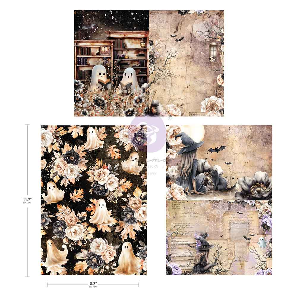 Bewitched Collection A4 Decoupage – 3 sheets, 8.3″x11.7″ each