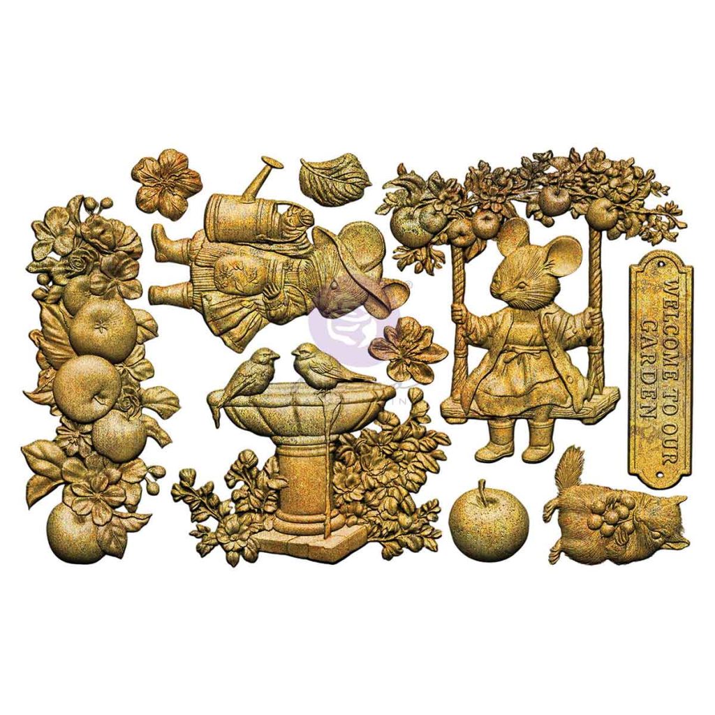 Homegrown Collection Decor Moulds® – Sweet Garden – 1 pc, 5″x8″x8mm