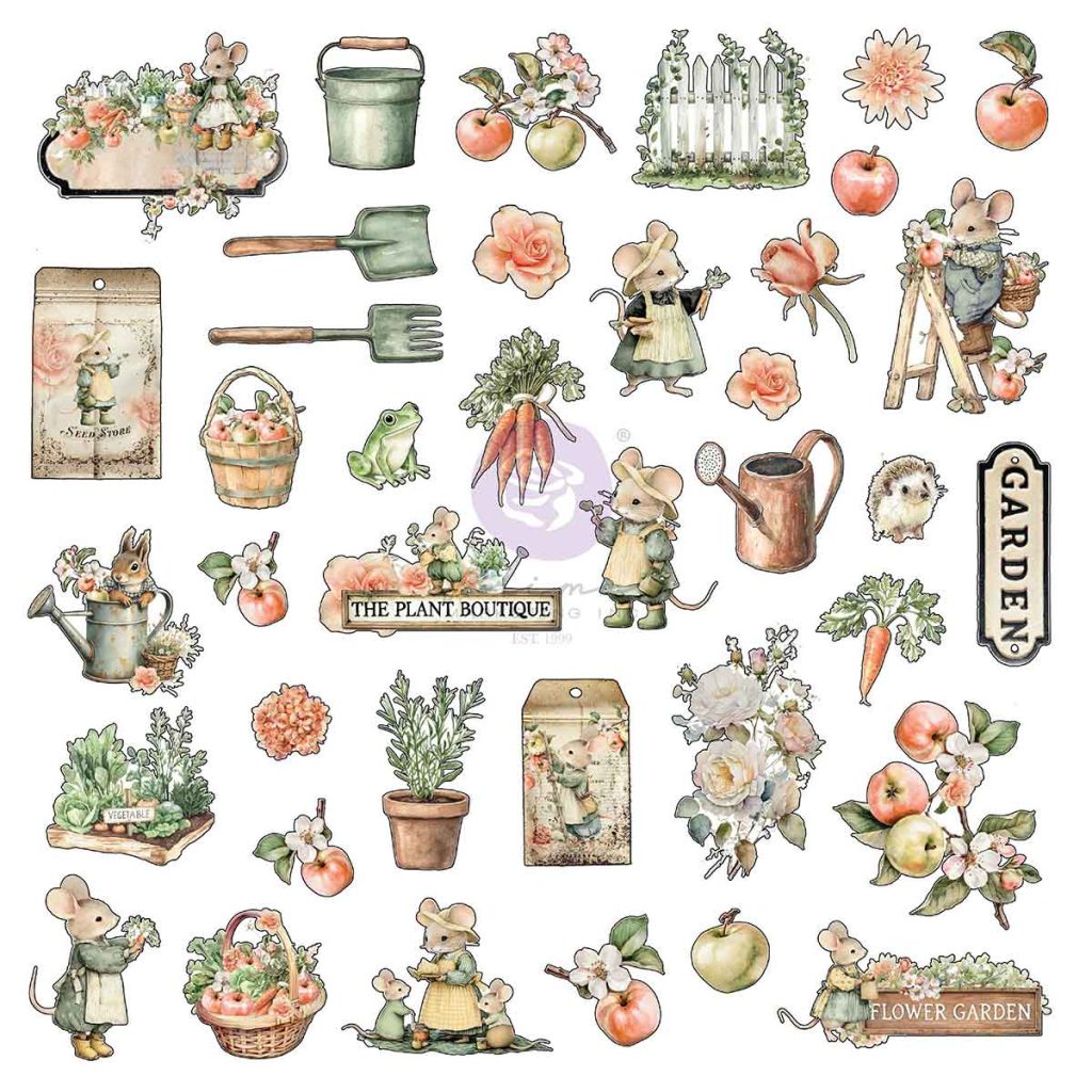Homegrown Collection Ephemera – 78 pcs