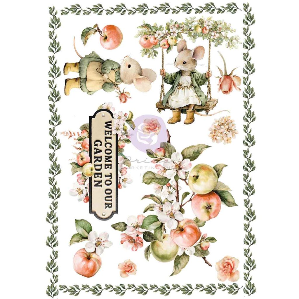 Homegrown Collection A4 Transfer – 1 sheet, 8.3″x11.7″