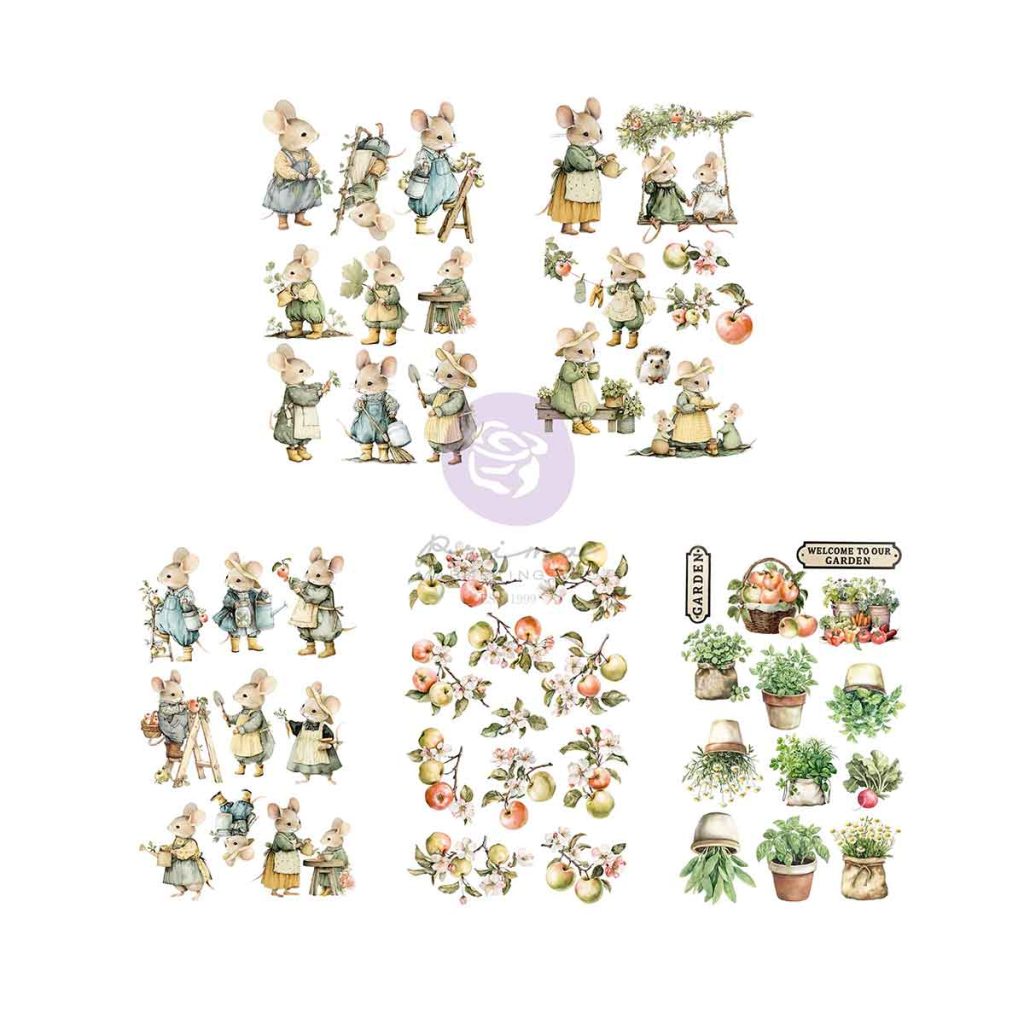 Homegrown Collection Stickers – 5 sheets, 5″x8″ sheet size