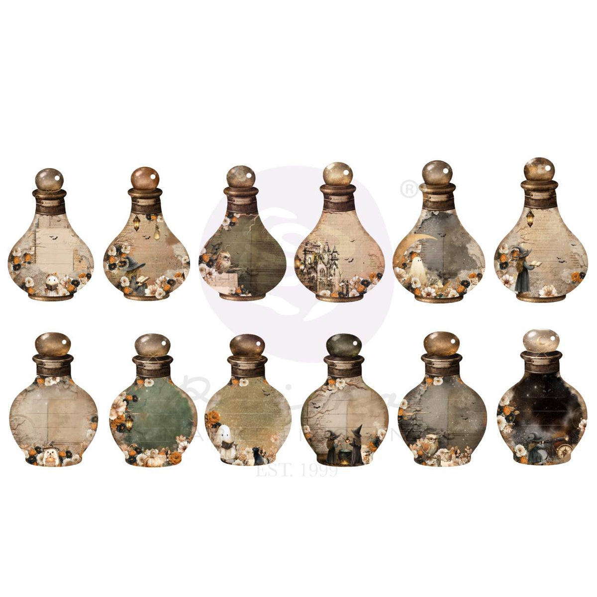 Made of Magic Collection Potion Bottle Tag Pad