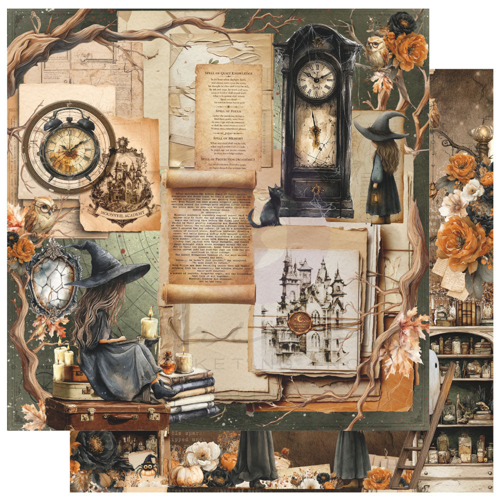 Made of Magic Collection 12×12 Sheet – Arcane Archives – 1 sheet 12″x12″