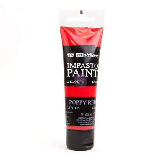 ART ALCHEMY – IMPASTO PAINT – Poppy Red