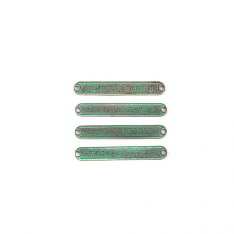 Finnabair Mechanicals Set Antique Labels – 4 pcs