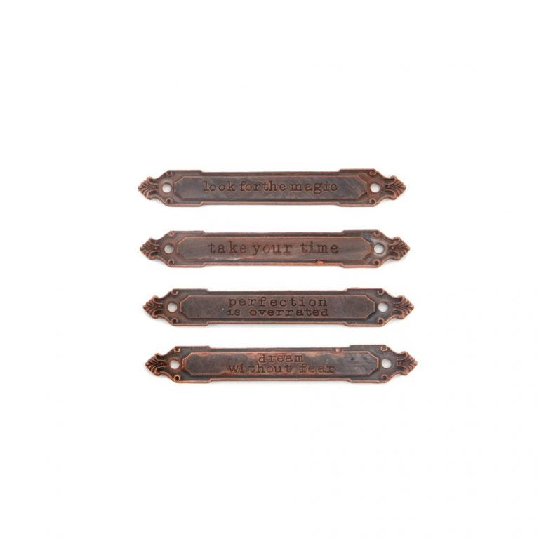 Mechanicals Set Rusty Labels – 4 pcs