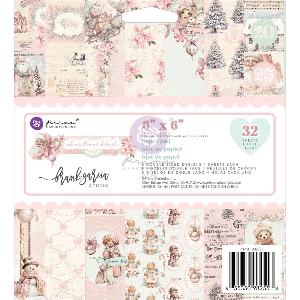 Christmas Blush Collection 6x6 Paper Pad