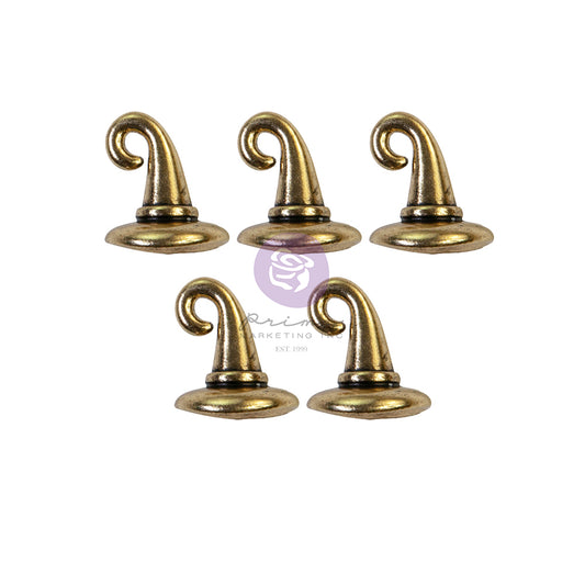 Thirty-One Collection Metal Embellishments - Witch Hat - 5 pcs