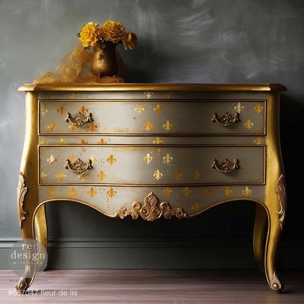 FLEUR DE LIS-GOLD TRANSFER
