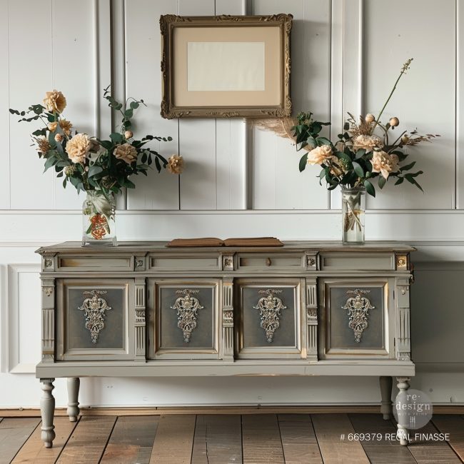 ELABORATE FINERY – 12″X4.13″X0.25″ - POLY DECOR