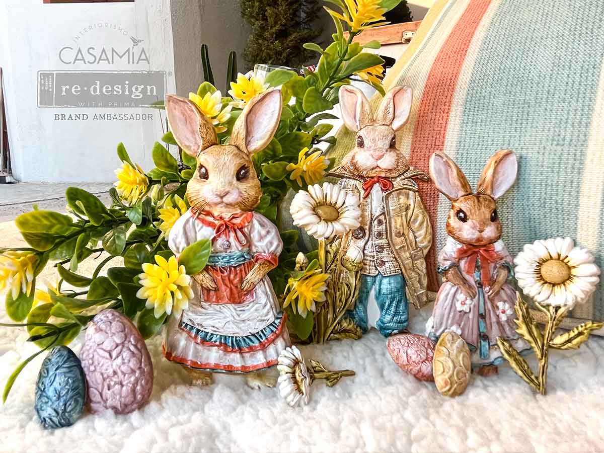 Decor Moulds® – Springtime Bunny – 1 pc, 5″x8″x8mm