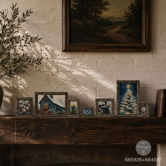 Decor Moulds® – Vintage Timber Christmas – 1 pc, 5″x8″x8mm
