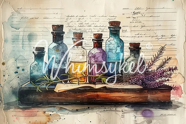 Apothecary - Decoupage Tissue Paper 29" x 21"