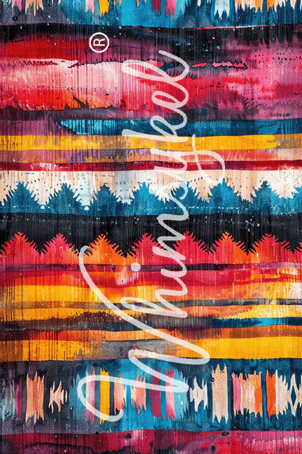 Boho Blanket - Decoupage Tissue Paper 29" x 21"