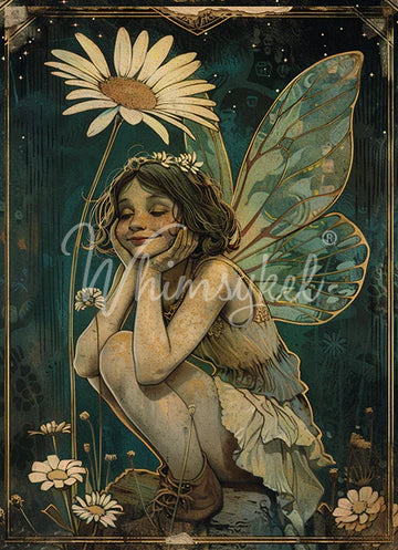 Happy Daisy - Decoupage Tissue Paper 21" x 29"