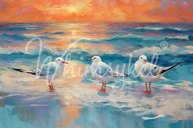 Morning Chatter - Decoupage Tissue Paper 29" x 21"