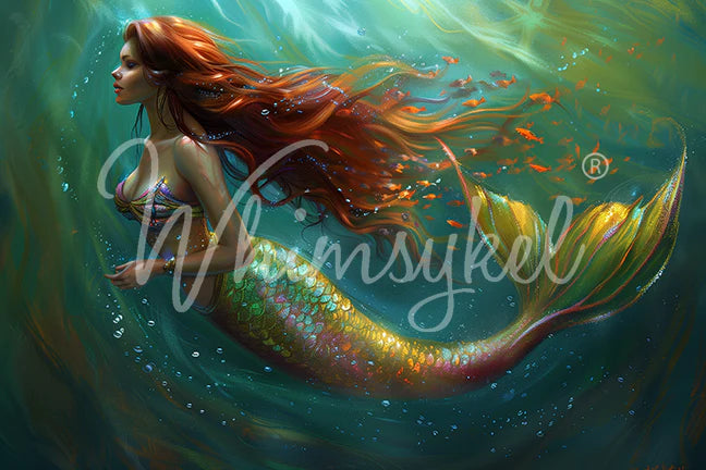 Ophelia Mermaid - Decoupage Tissue Paper 29" x 21"