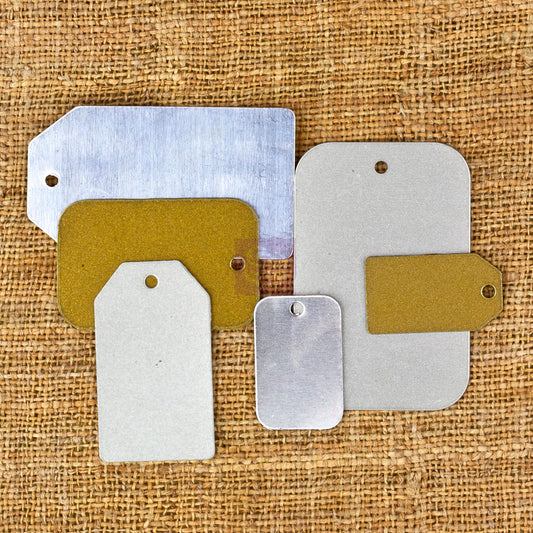 MECHANICALS-METAL TAGS – 6 PCS