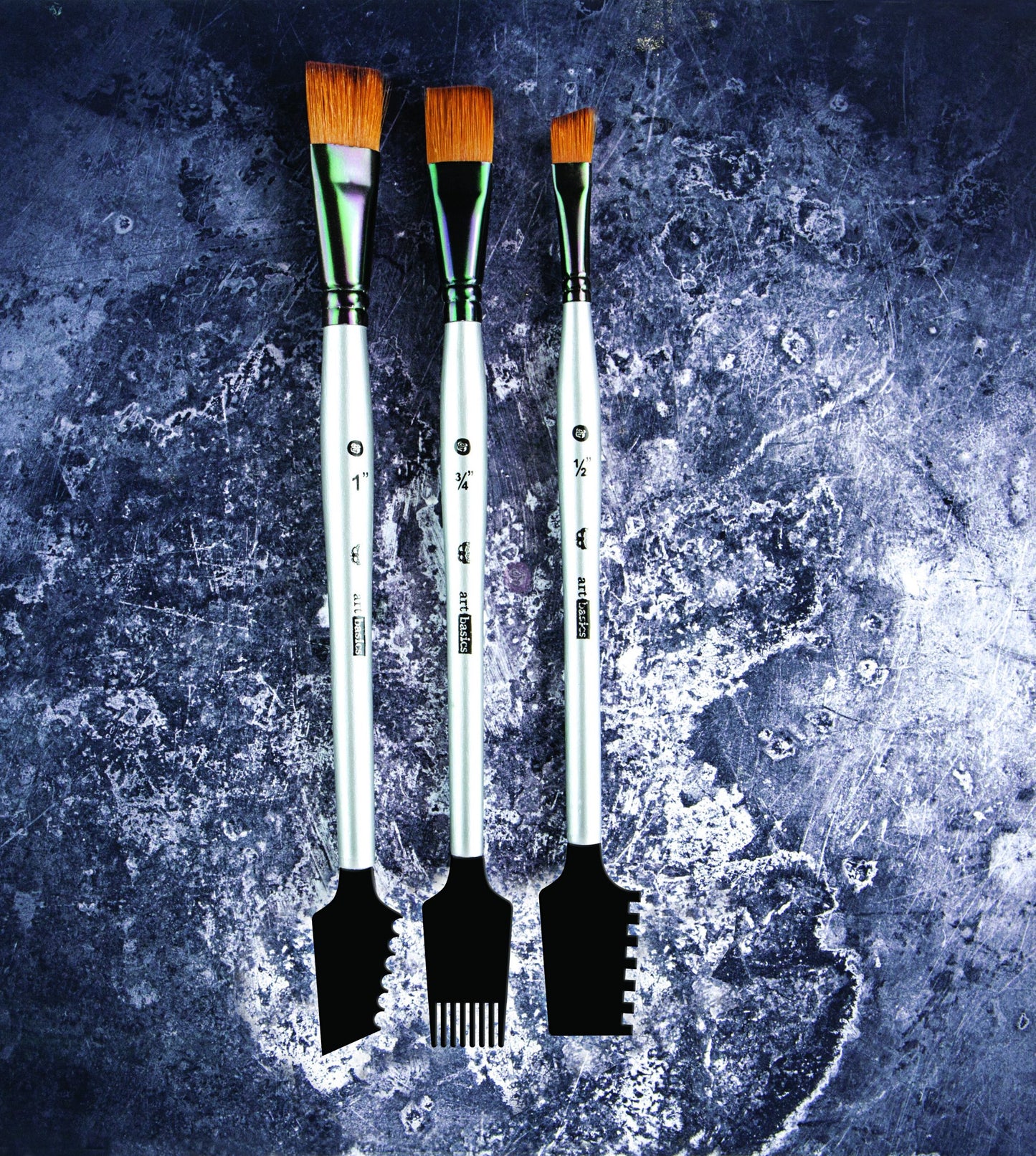 ART BASICS: DOUBLE-SIDED TEXTURE BRUSHES SET