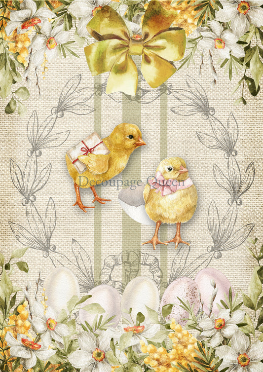 Easter Chicks by Decoupage Queen
