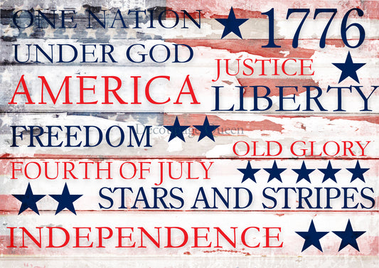 Independence Day  by Decoupage Queen
