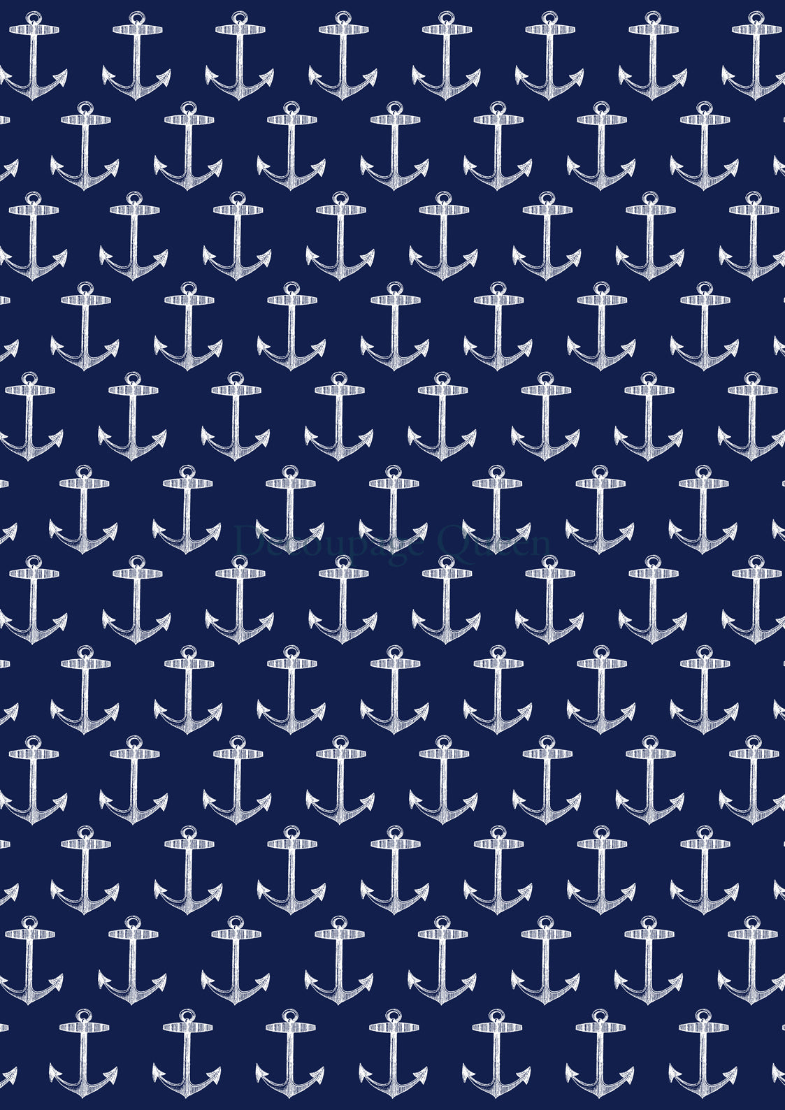 Patterned Anchors by Decoupage Queen