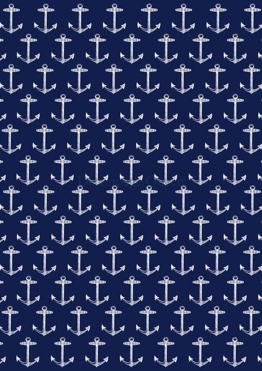Patterned Anchors  by Decoupage Queen