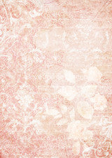 Decoupage Queen Rice Paper - Teresa Rene Art - Pink Textures